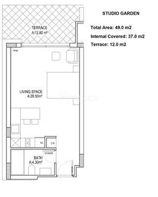Apartments in North Cyprus Gazimagusa in Modern Complex