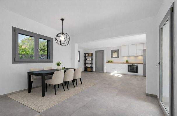 Essbereich und Küche - animiert