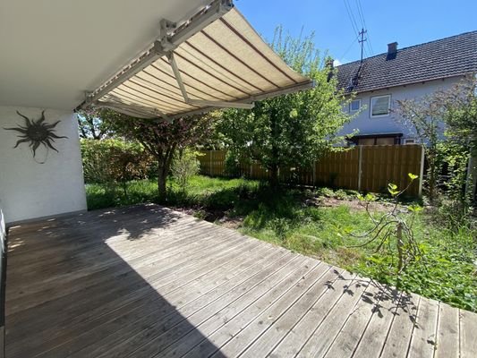 Terrasse, Sonnenmarkise