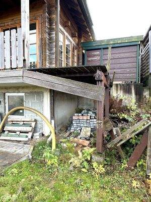 Beschädigte Terrasse