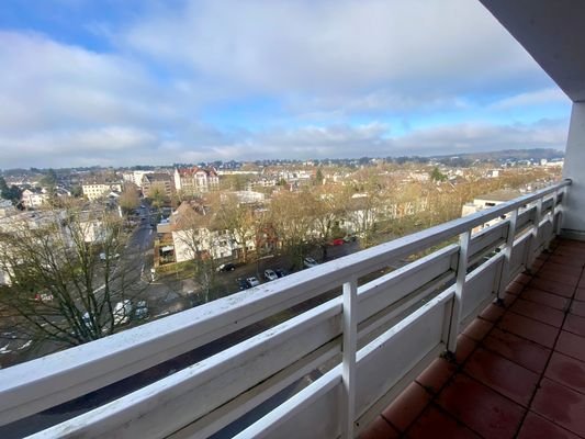 Ausblick Balkon Wohnzimmer