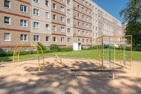 Hofansicht Spielplatz