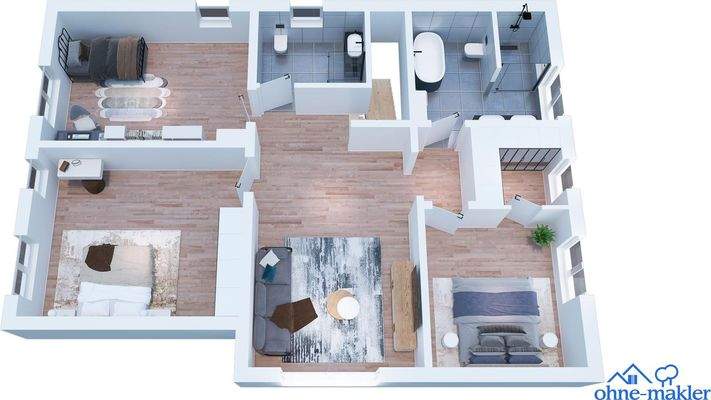 Grundriss Obergeschoß