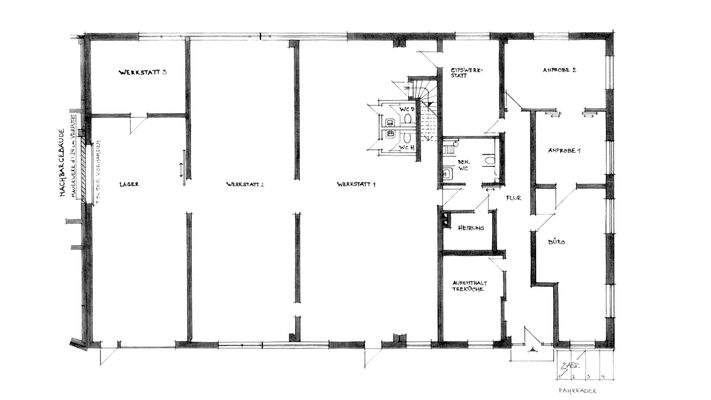 Grundriss - Gebäude I (EG)