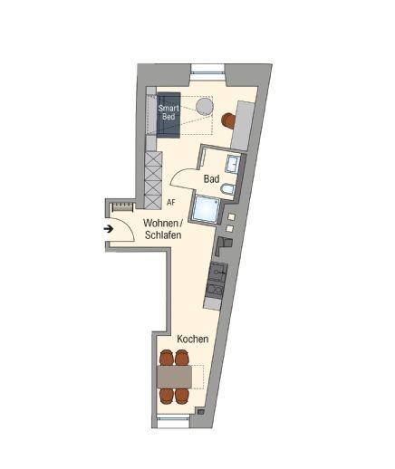 Studentenwohnung mitten in Nürnberg | KfW-Zuschuss ca. 45.000,– €