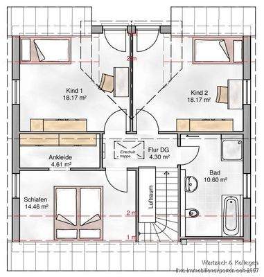 Bebauungsvorschlag "Haus Trento" von MHW - OG
