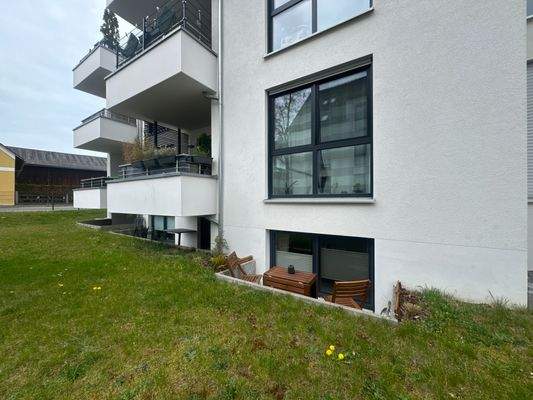 Blick auf die Terasse