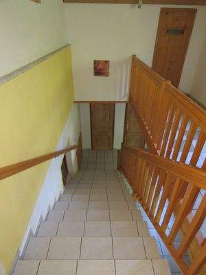 Treppenaufgang zur Wohnung    