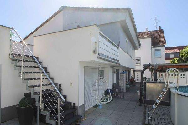 Hinterhaus mit Geräteraum