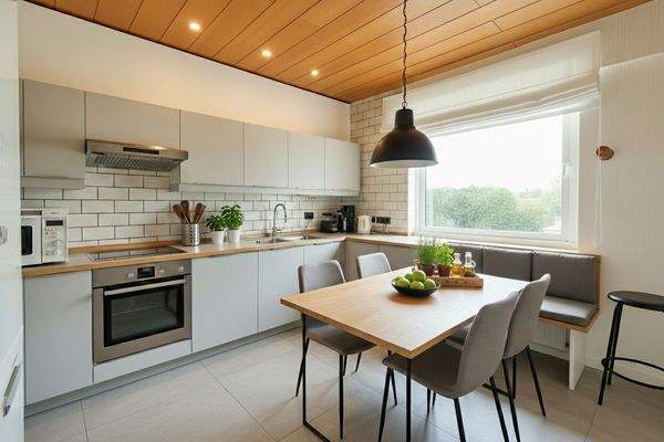 Küche Erdgeschoss illustriert