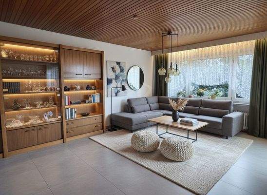 Wohnzimmer Beispiel KI-Staging