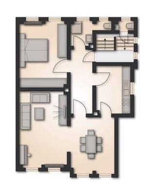 1. Obergeschoss Visualisierung