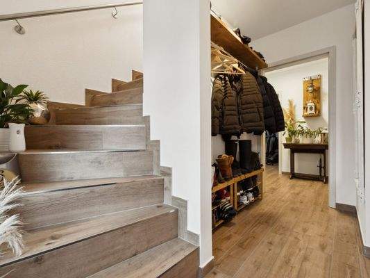 Treppenaufgang Erdgeschoss