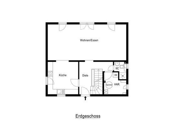 unverbindlicher Grundriss EG