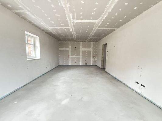 Wohnzimmer Blick zur Küche