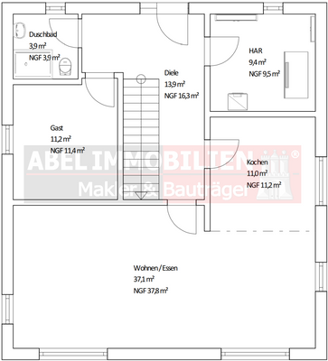 Grundrissvorschlag EG (änderbar)