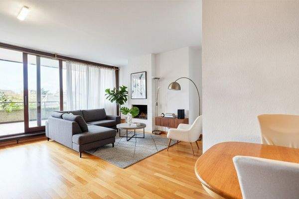 KI generierter Wohnbereich