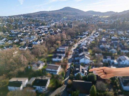 Luftaufnahme nach Süden / Oelbergblick