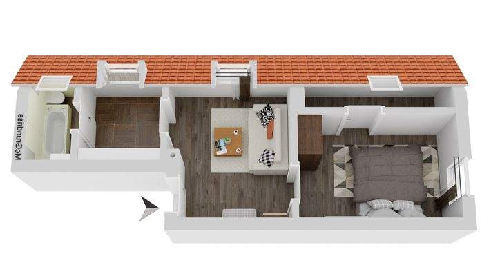 Grundriss Ansicht Norden