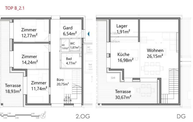 Grundriss B 2.1