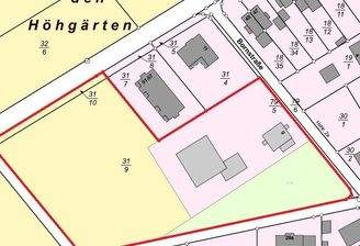 Amtlicher Lageplan Ausschnitt gross
