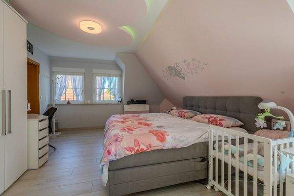 Schlafzimmer mit Bad en Suite