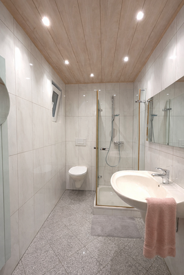 Modernisiertes Badezimmer