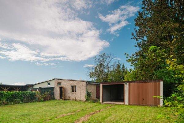 Gartenblick nach hinten