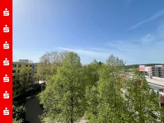 Blick vom Balkon Richtung Westen