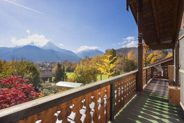 Südbalkon mit Watzmannblick
