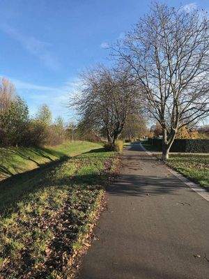 Radweg 200 m entfernt