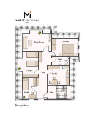  Mietobjekt Dachgeschosswohnung 