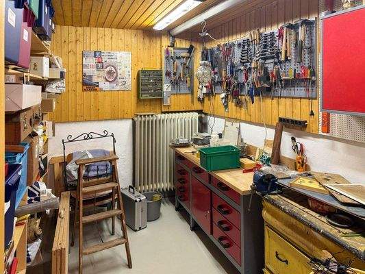 Werkstatt im Keller