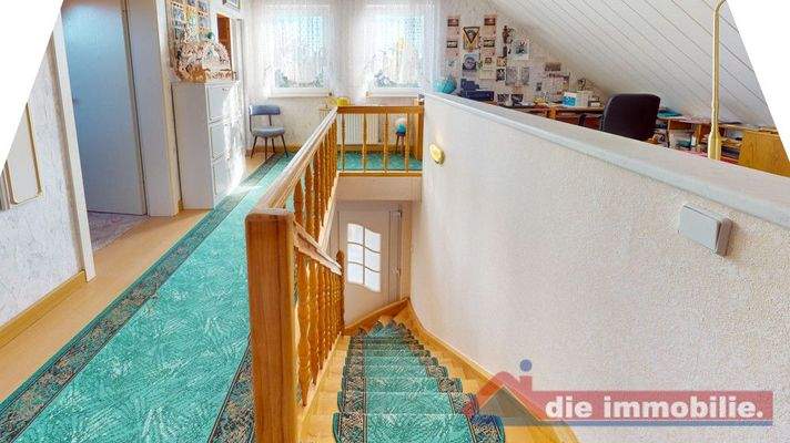 Treppe ins Erdgeschoss