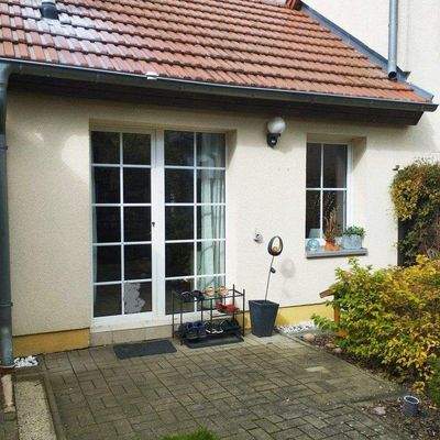 Terrassenausgang des vermieteten Hauses