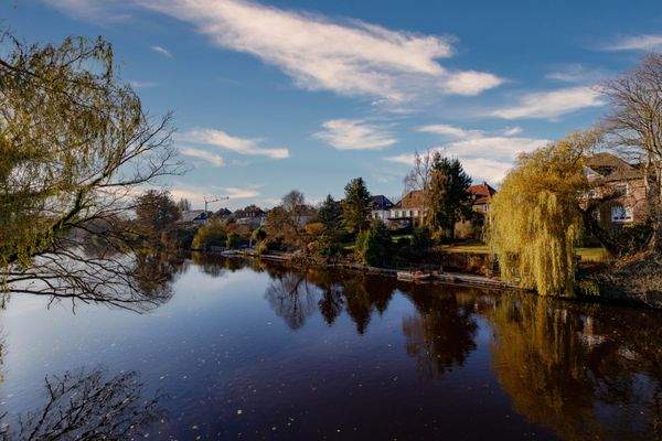 Alsterwanderweg nur wenige Schritte entfernt