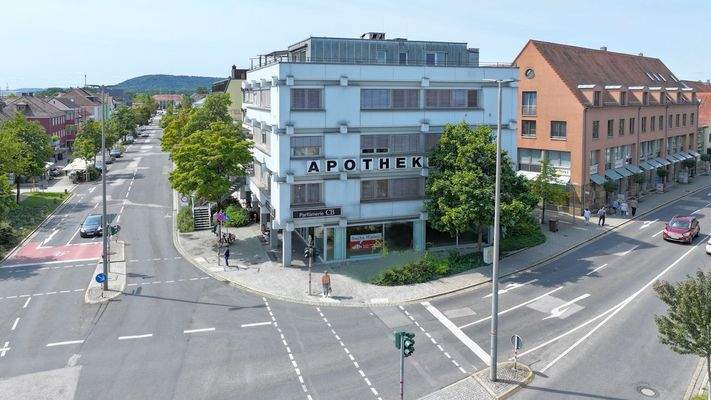 Perfekte Lage - Blick richtung Bahnhof