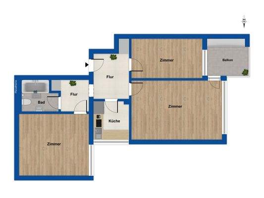 Grundriss 2. Obergeschoss