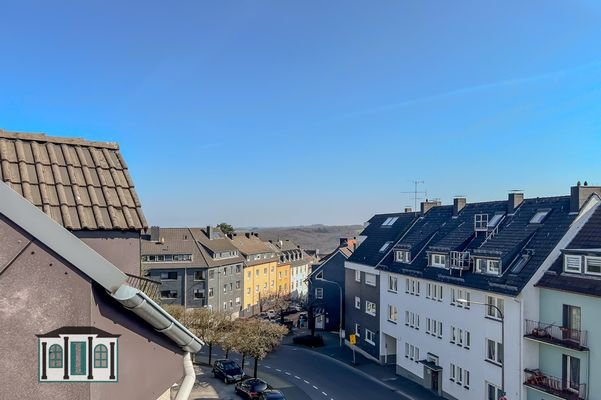 Blick vom vorderen Balkon