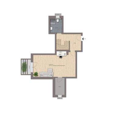 Hobbyraum mit eigenem Bad