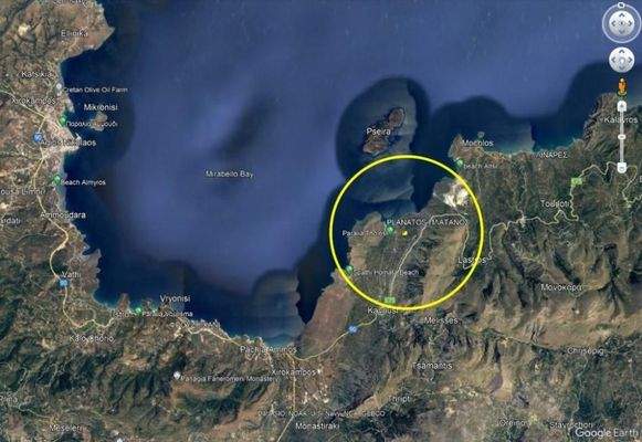 Kreta, Kavousi: 2 Baugrundstücke mit Meerblick in Tholos zu verkaufen