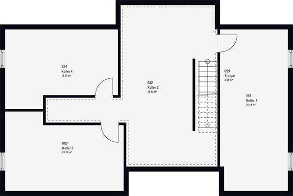 Grundrissbeispiel KG 