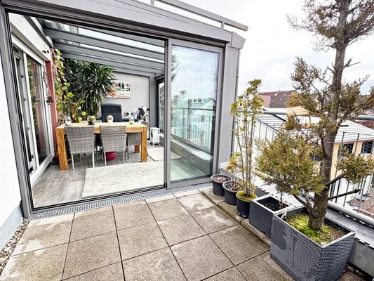 Balkon und Wintergarten