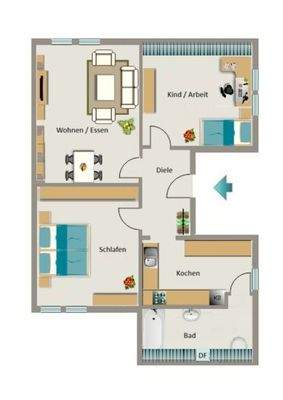 Grundriss beispielhaft