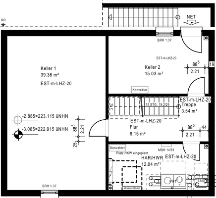 Grundriss Untergeschoss