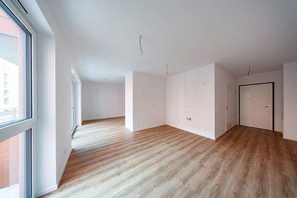 Beispielbild offener Wohn- und Küchenbereich