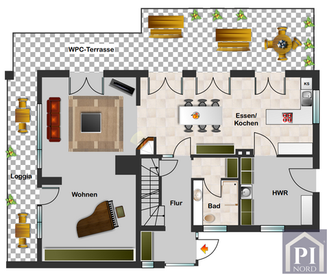 Grundriss Erdgeschoss