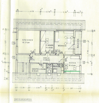 Grundriss Dachgeschoss