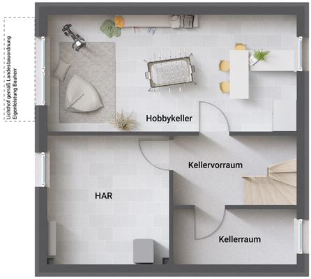 Stadthaus 100 Grundriss Kellergeschoss