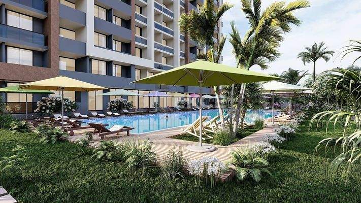 Newly-Built Apartments in a Stylish Project in Arpaçbahşiş Mersin